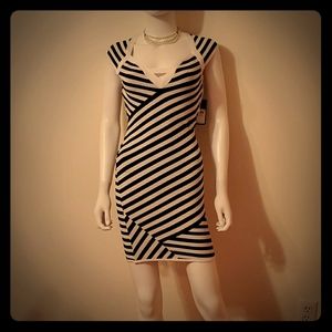 Explosive stripe brandi dress